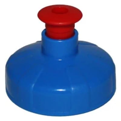 Push-Pull Deckel blau/rot