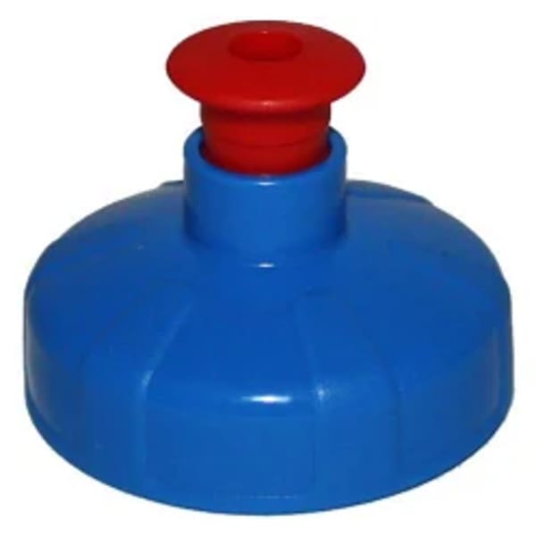 Push-Pull Deckel blau/rot