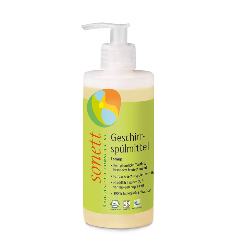 Bio-Geschirrspülmittel  Lemon 300 ml Spender - 1. kép